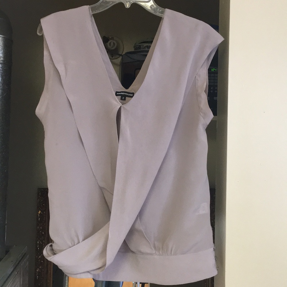 WAREHOUSE UNITED KINGDOM - 100% Silk Top, Sz. 12